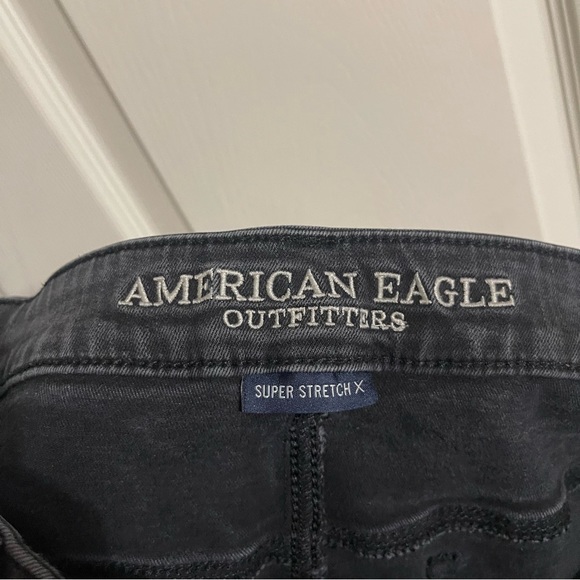 American eagle black distressed jeans - Picture 5 of 7
